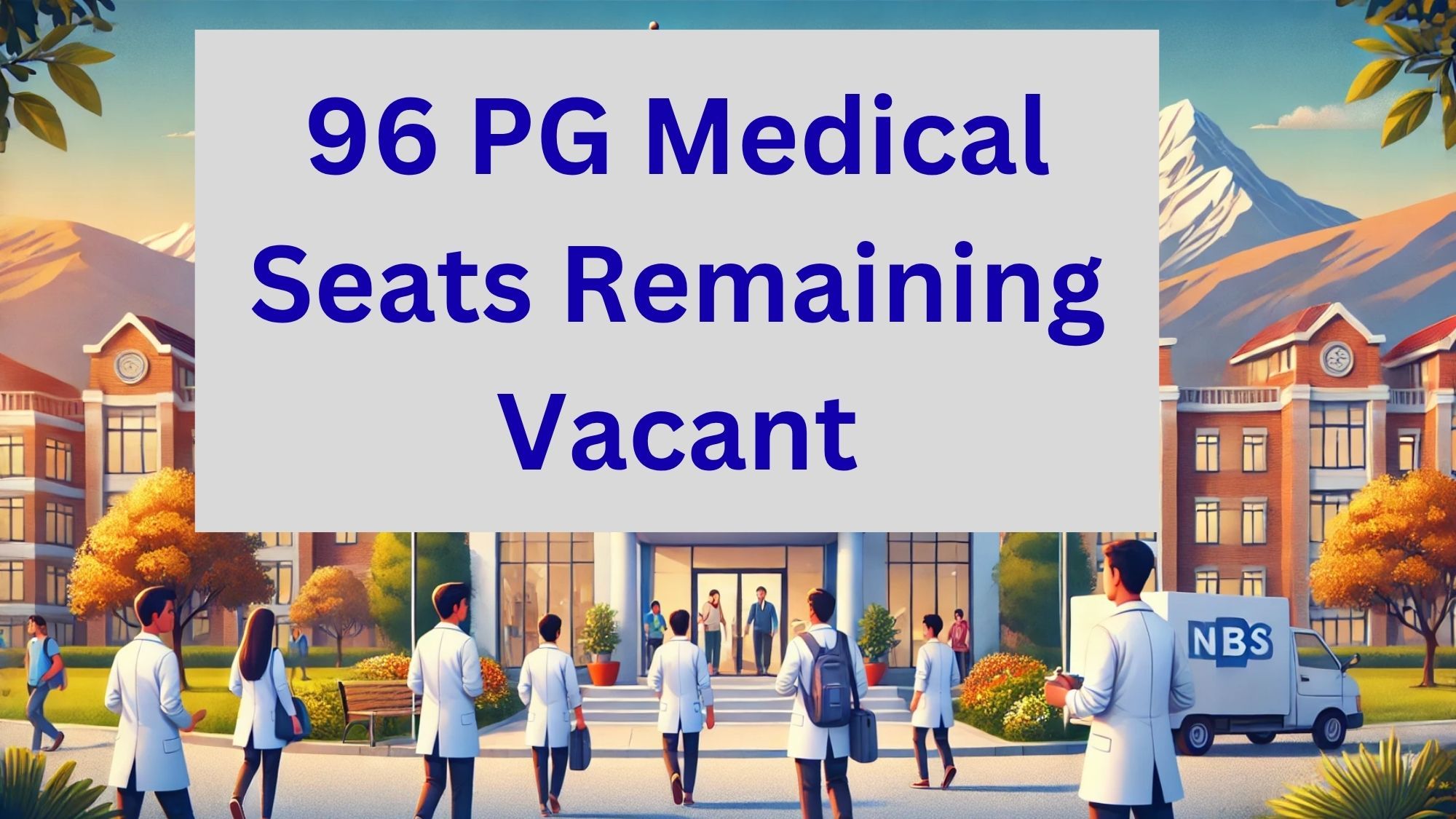 96 PG Medical Seats Remaining Vacant