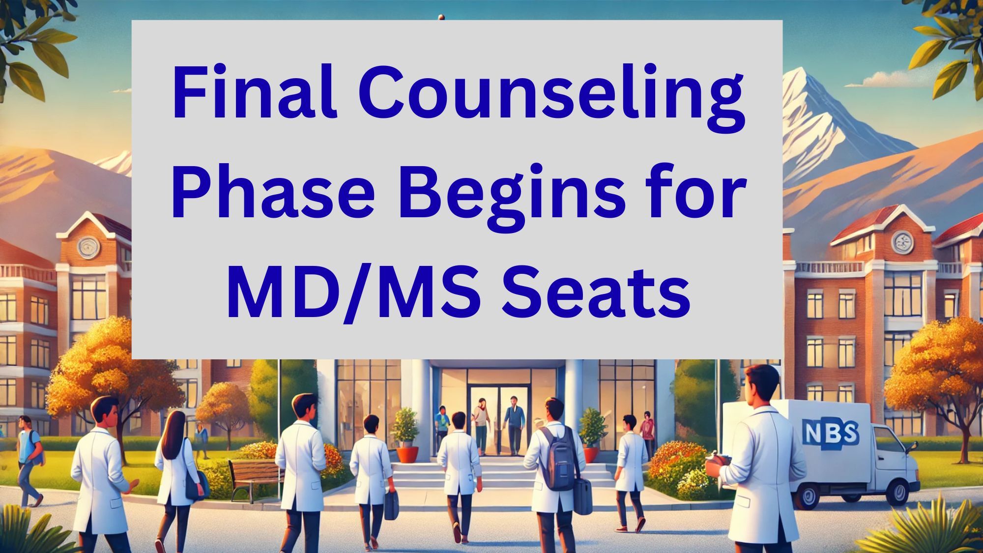 Final Counseling Phase Begins for MD/MS Seats
