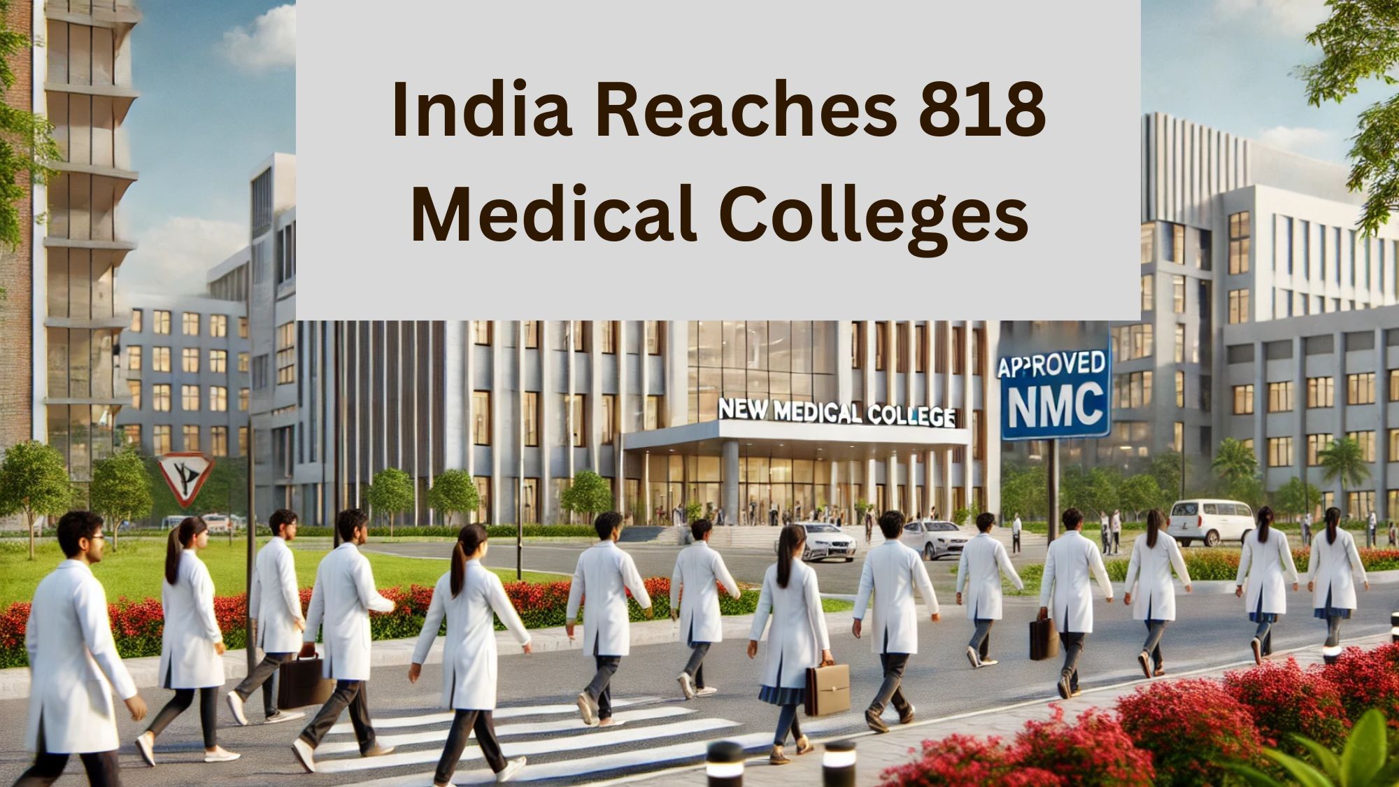 India Reaches 818 Medical Colleges