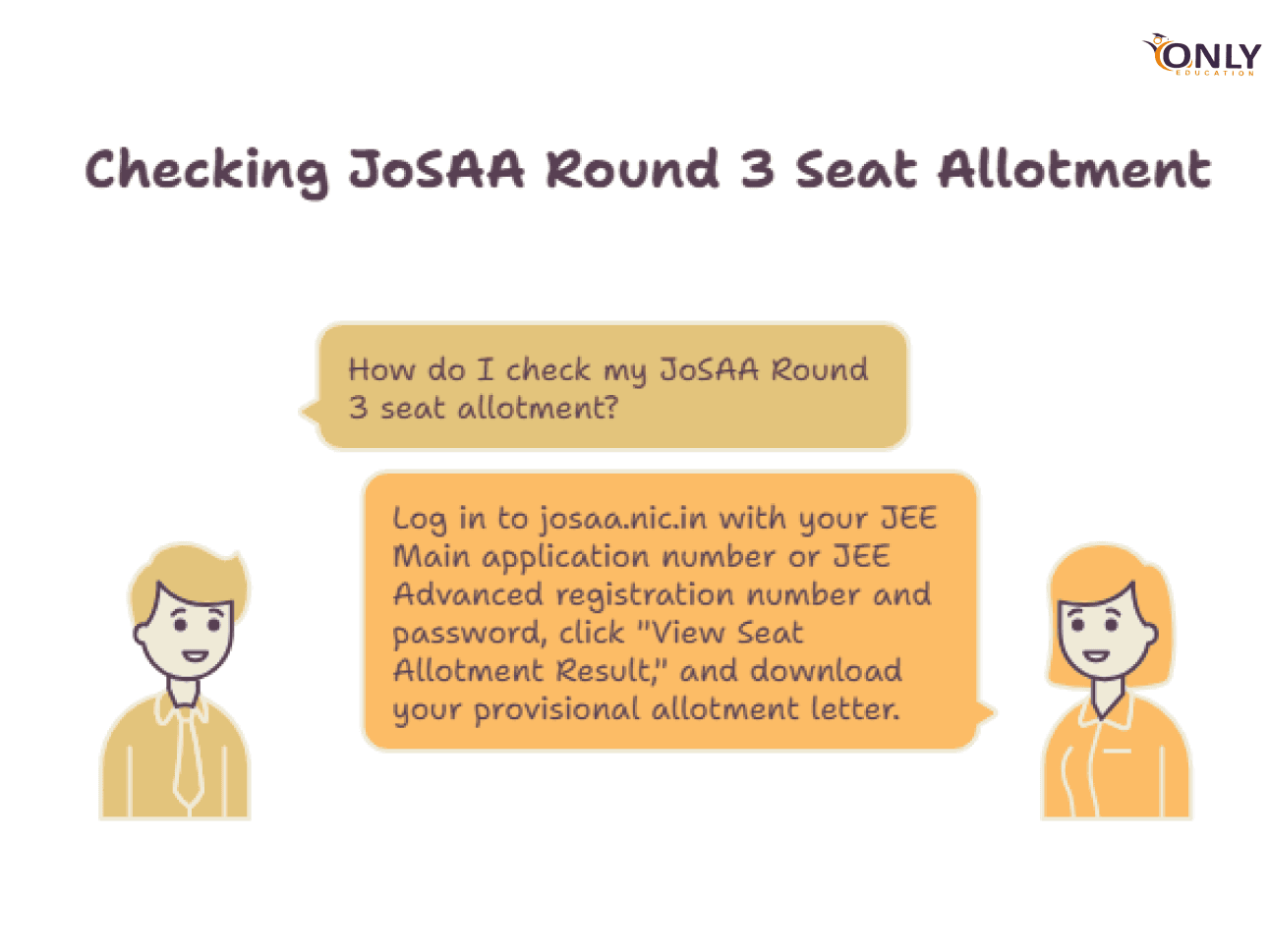 JoSAA Round 3 Seat Allotment_ How to Check