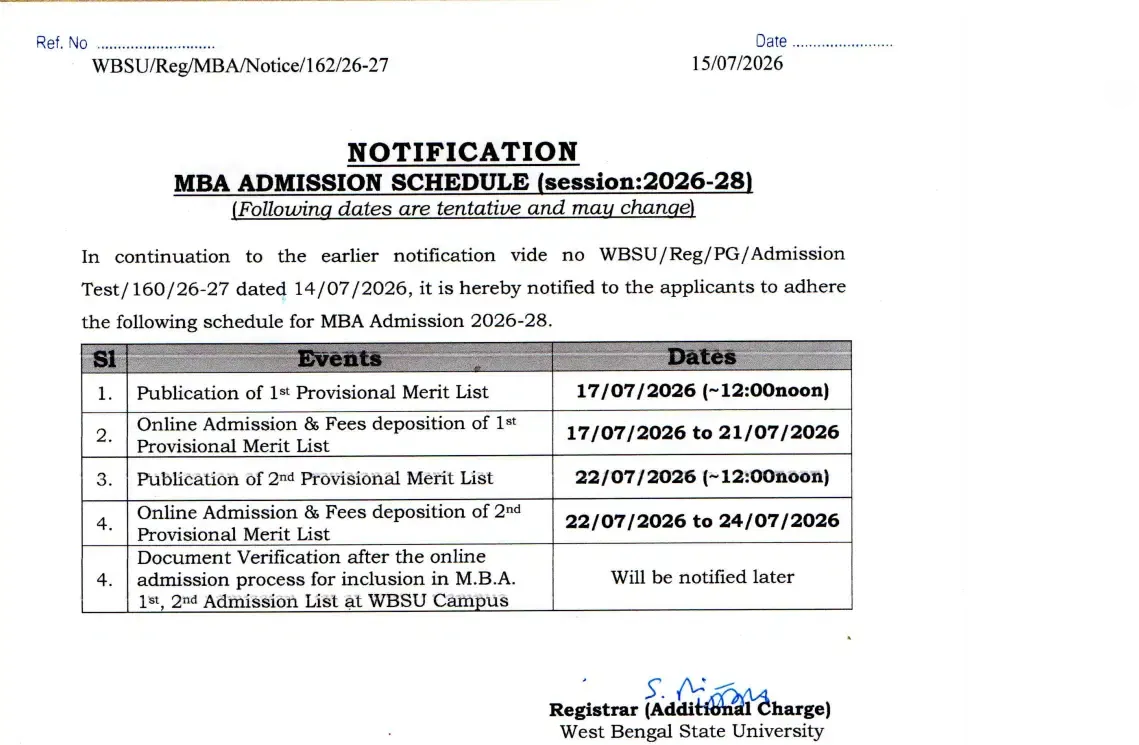 MBA Admission NotificaTION.webp