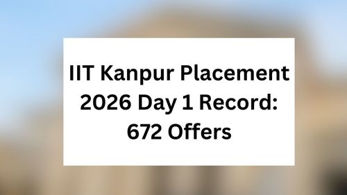 IIT Kanpur Placement 2026 Day 1 Record: 672 Offers, 9 International
