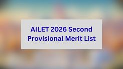 AILET 2026 Second Provisional Merit List
