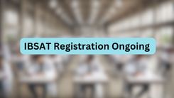 IBSAT Registration ongoing 