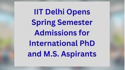 IIT Delhi Opens Spring Semester Admissions