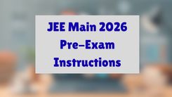  JEE Main 2026 Pre-Exam Instructions