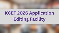 KCET 2026 Application Editing Facility