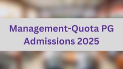 Management-Quota PG Admissions 2025
