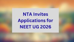 NTA Invites Applications for NEET UG 2026