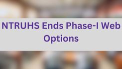 NTRUHS Ends Phase-I Web Options