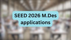 SEED 2026 M.Des applications