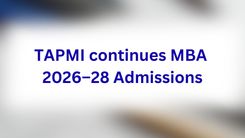 TAPMI continues MBA 2026–28 admissions