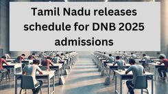 Tamil Nadu releases schedule for DNB 2025 admissions