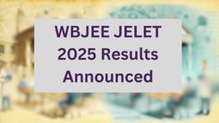 WBJEE JELET 2025 Results Announced
