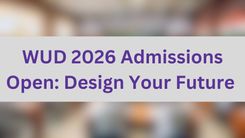 WUD 2026 Admissions Open: Design Your Future 