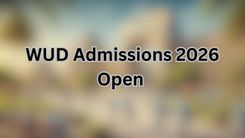 WUD Admissions 2026 Open 
